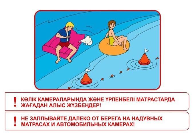 Ата-аналар назарына! Судағы қауіпсіздік ережелері